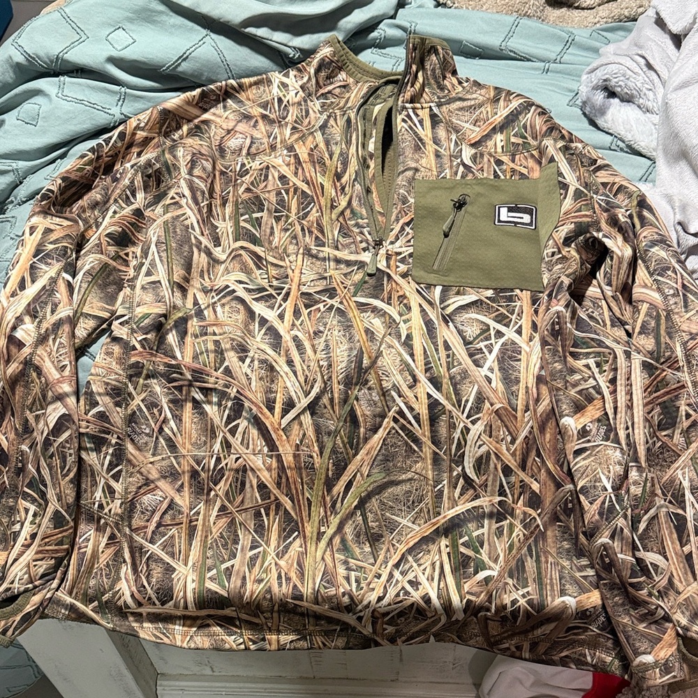 Banded Mid-Layer 1/4 Zip Fleece Pullover 3XL Max7